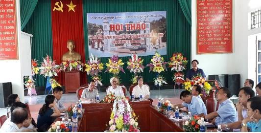Hội thảo khoa học “Bảo tồn và phát huy giá trị lịch sử - văn hóa Đền Quy Lĩnh và phát triển du lịch”.