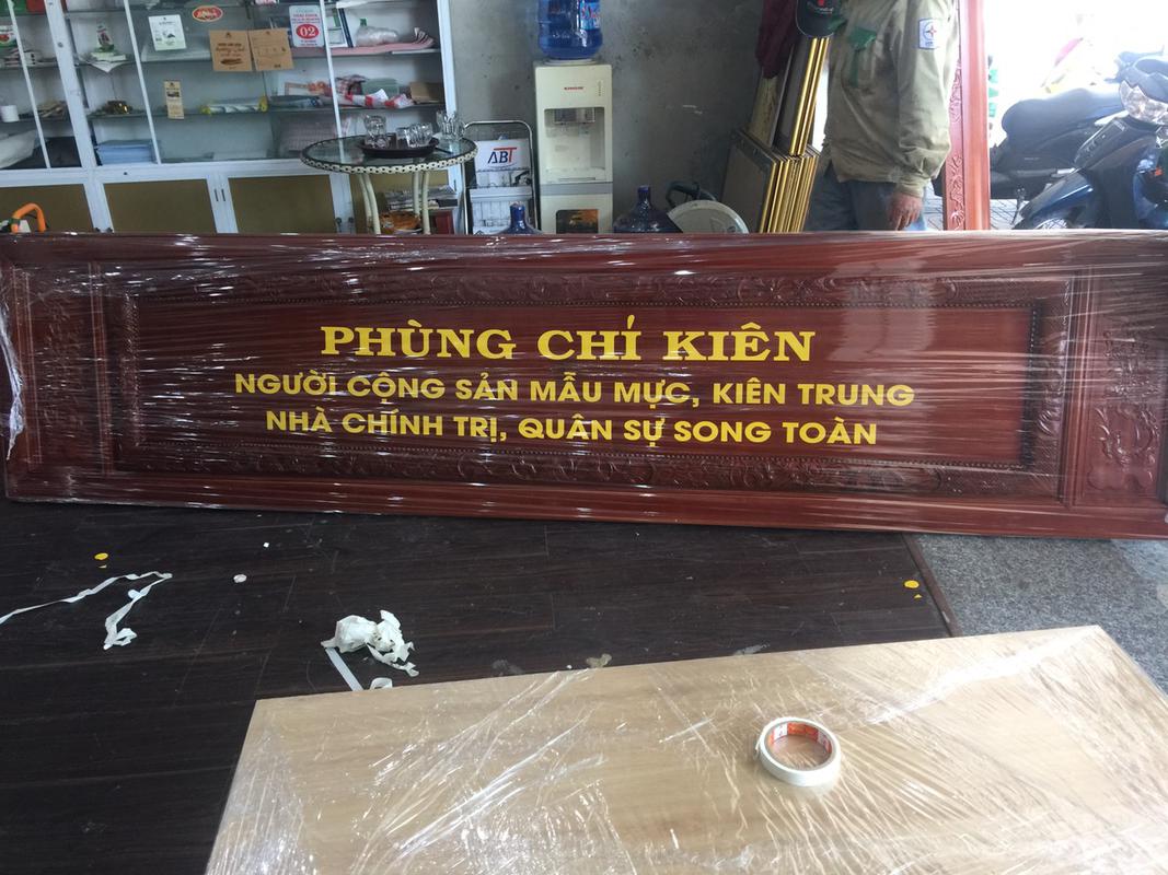 CÔNG TÁC BÀI TRÍ TẠI DI TÍCH KHU LƯU NIỆM PHÙNG CHÍ KIÊN