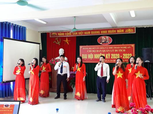 Đại hội Chi bộ Ban quản lý Di tích nhiệm kỳ 2020 - 2022