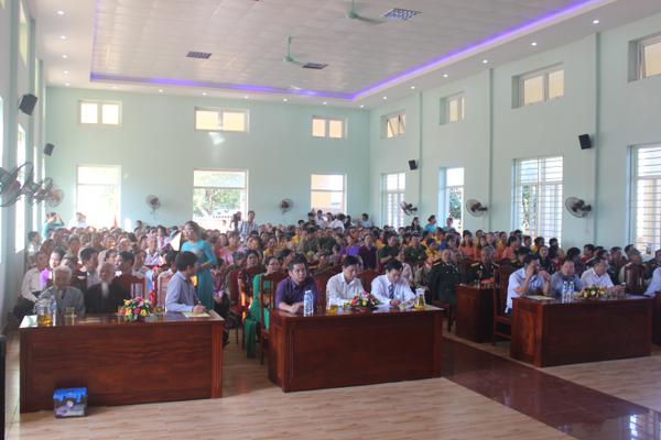 Lễ đón nhận bằng xếp hạng di tích lịch sử - kiến trúc nghệ thuật cấp tỉnh đình Nguyệt Tiên.