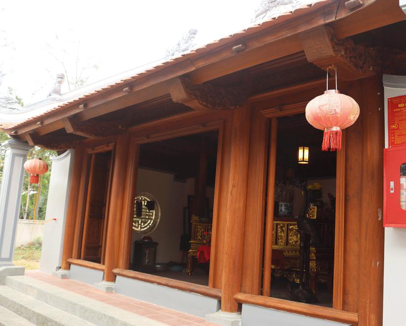 QUÁ TRÌNH XÂY DỰNG VÀ TU BỔ, TÔN TẠO TẠI ĐỀN KHAI LONG  XÃ TRUNG SƠN, HUYỆN ĐÔ LƯƠNG, TỈNH NGHỆ AN