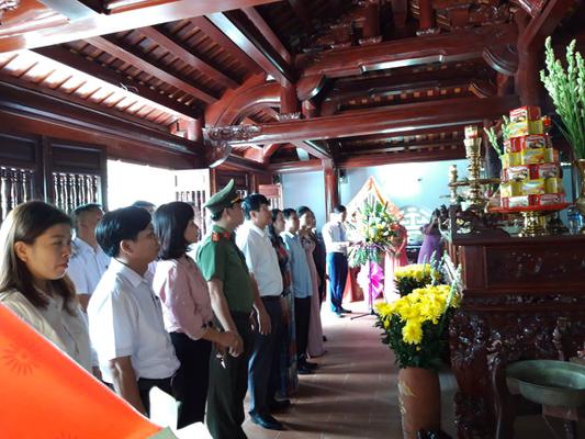 Lễ giỗ lần thứ 79 của Chí sỹ yêu nước Phan Bội Châu  (29/9/ năm Canh Thìn – 29/9/ năm Kỷ Hợi)