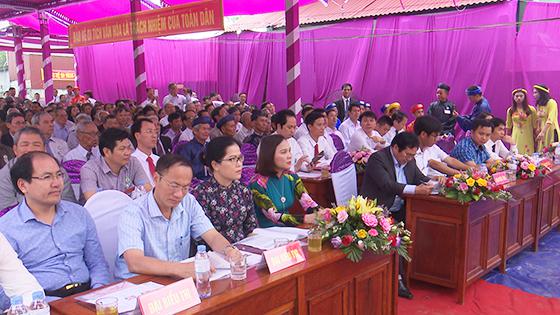 Lễ đón nhận bằng xếp hạng di tích lịch sử cấp tỉnh nhà thờ họ Chế Nghi Thu, Cửa Lò và danh hiệu dòng họ văn hóa.