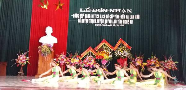 Lễ đón nhận bằng xếp hạng di tích lịch sử cấp Tỉnh đền Hạ Lam Cầu, xã Quỳnh Thạch, huyện Quỳnh Lưu