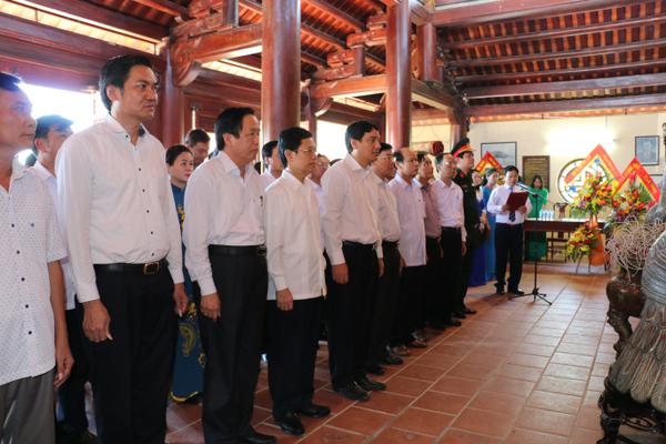 Lễ kỷ niệm 116 năm ngày sinh Tổng Bí thư Lê Hồng Phong