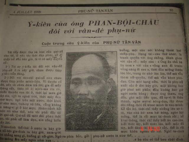 VAI TRÒ CỦA NGƯỜI PHỤ NỮ QUA THƠ VĂN CỦA PHAN BỘI CHÂU