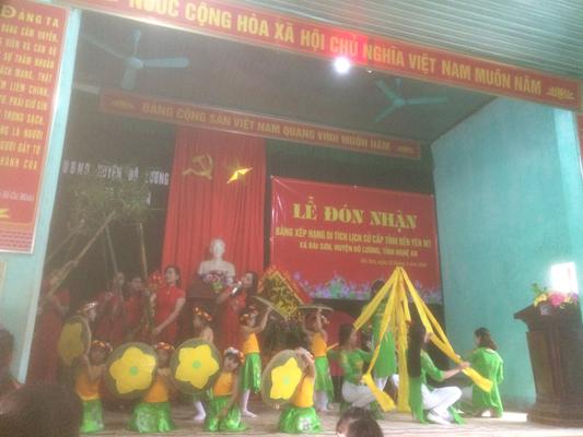 Đền Yên Mỹ, xã Bài Sơn, huyện Đô Lương vinh dự đón nhận bằng xếp hạng di tích lịch sử cấp Tỉnh