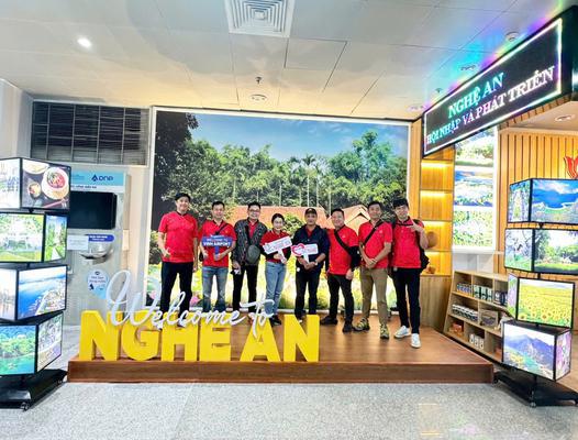 QUẦY THÔNG TIN DU LỊCH NGHỆ AN CHÍNH THỨC HOẠT ĐỘNG TRỞ LẠI TẠI CẢNG HÀNG KHÔNG QUỐC TẾ VINH