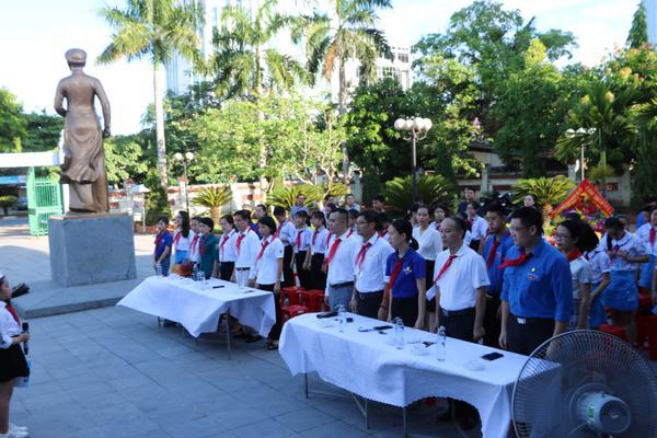 Nhà lưu niệm Nguyễn Thị Minh Khai - Điểm tổ chức Đại hội Cháu ngoan Bác Hồ ý nghĩa.