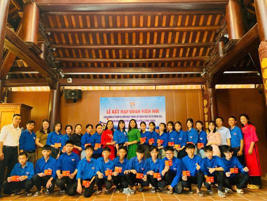 LỄ KẾT NẠP ĐOÀN VIÊN MỚI VÀ THAM QUAN, TRẢI NGHIỆM HỌC TẬP TẠI DI TÍCH QUỐC GIA KHU LƯU NIỆM TBT LÊ HỒNG PHONG.