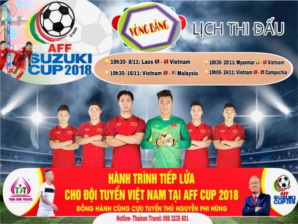 Nghệ An: Nhộn nhịp chào bán tour du lịch xem AFF Suzuki Cup 2018