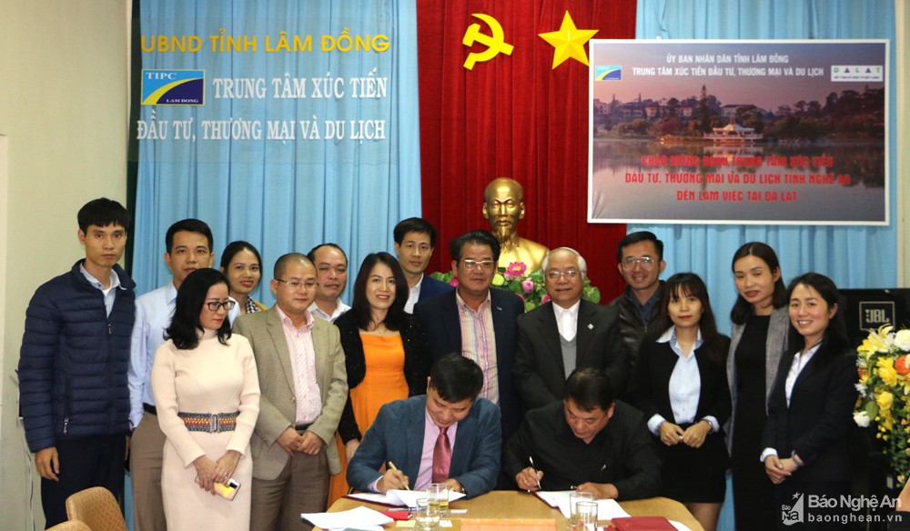 Nghệ An và Lâm Đồng ký thỏa thuận hợp tác xúc tiến đầu tư, thương mại và du lịch