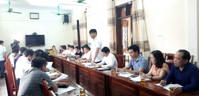 Buổi làm việc giữa Trung tâm Xúc tiến Đầu tư, Thương mại và Du lịch tỉnh Nghệ An và UBND thị xã Cửa Lò.