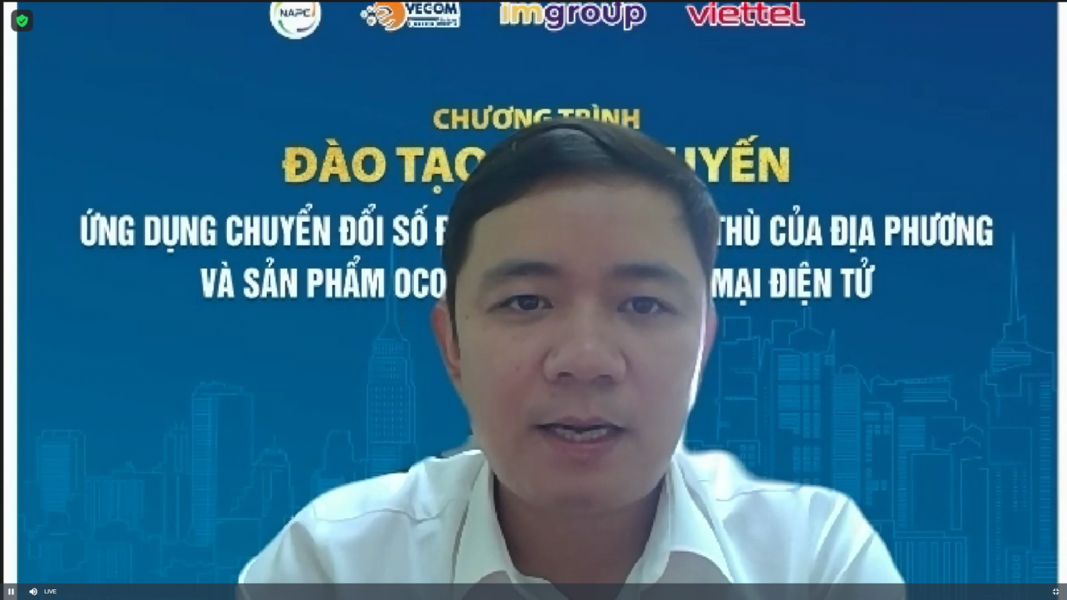 Chương trình Đào tạo trực tuyến “Ứng dụng chuyển đổi số đưa sản phẩm đặc thù của địa phương và sản phẩm OCOP lên sàn thương mại điện tử” thu hút đông đảo doanh nghiệp quan tâm
