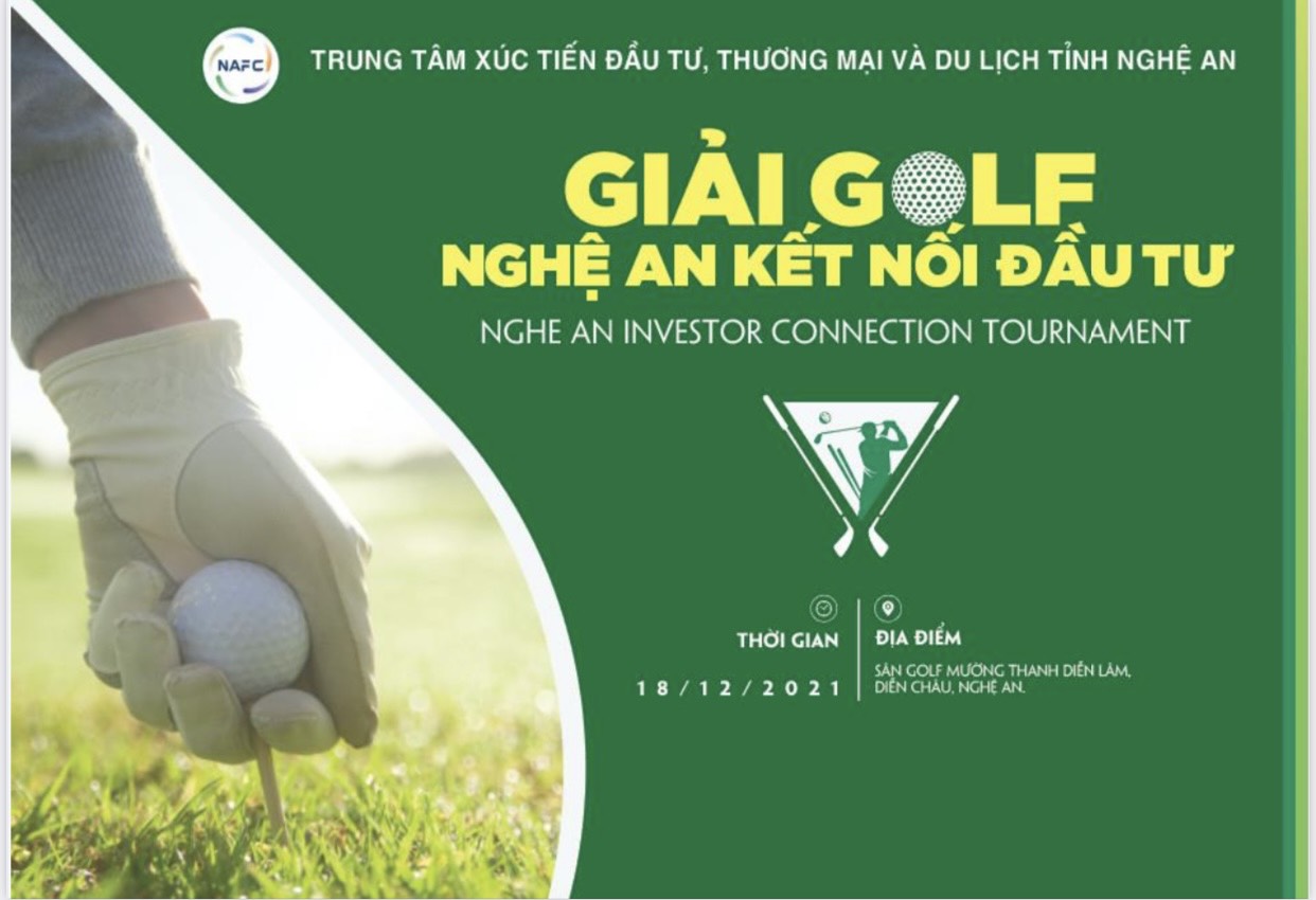 Giải Golf “Kết nối Đầu tư Nghệ An 2021”  lần 1 sắp diễn ra