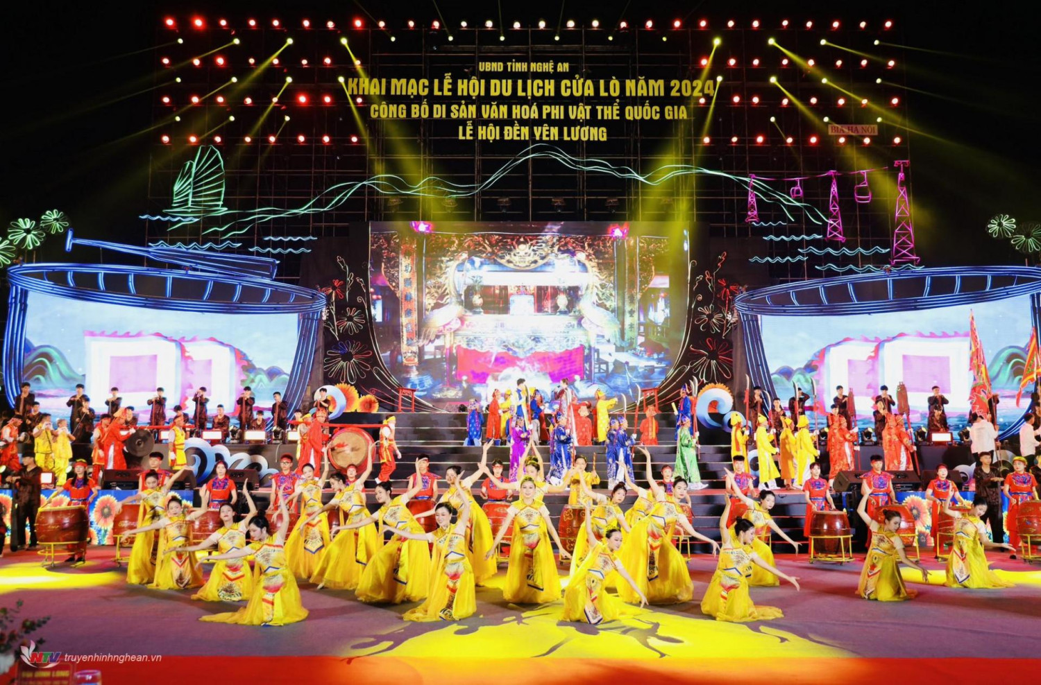 Khai mạc Lễ hội Du lịch Cửa Lò 2024 và công bố Di sản văn hoá phi vật thể Quốc gia - Lễ hội Đền Yên Lương