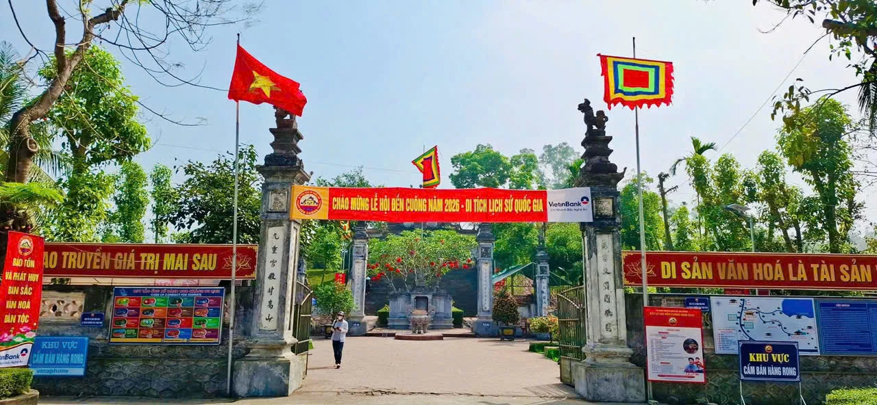 Tưng bừng khai hội Đền Cuông, xã An Châu năm 2026